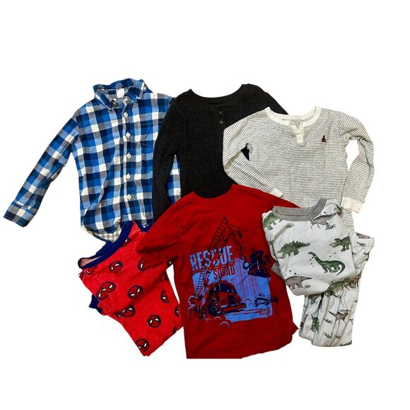 Boys Size 4 Clothing Bundle | Baby Gap, Old Navy, Burt’s Bees, Carter’s, Spiderm - Picture 1 of 4